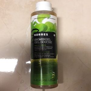 Brand new KORRES basil lemon shower gel 8.45 oz
